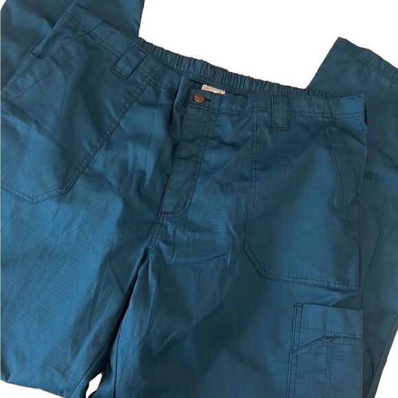 Carhartt Green Ripstop 8 Pockets Cargo Scrub Pants Size XL Tall NWOT - Picture 1 of 9